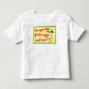 Magst du grüne Eier mit Schinken? Kleinkind T-shirt