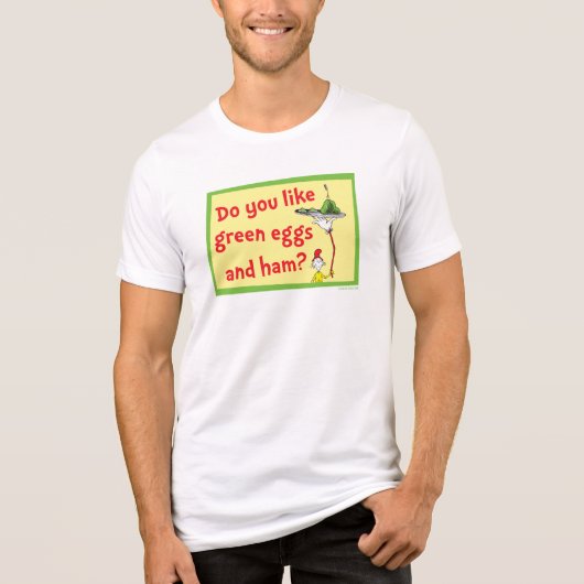 Magst du grüne Eier mit Schinken? Tri-Blend Shirt (Vorderseite)