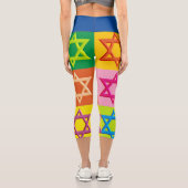 Maguen David Pop ARt Capri Leggings (Rückseite)