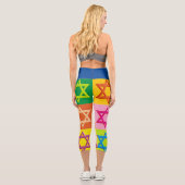Maguen David Pop ARt Capri Leggings (Rückseite)