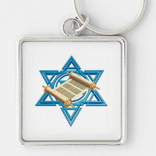 Maguen David Torah Schlüsselanhänger