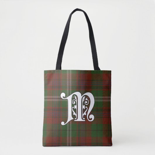 Maguire Clantartan-Monogramm Tasche (Vorderseite)