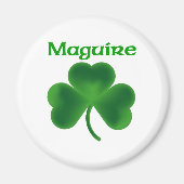 Maguire Kleeblatt Magnet (Vorne)