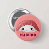 "Maguro Sushi" Knopf Button (Vorne & Hinten)