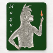 Magus (mit Namen) Mousepad (Vorne)