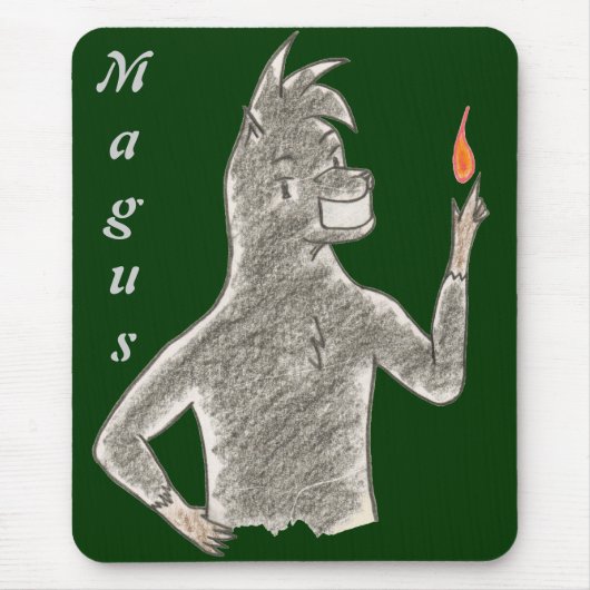 Magus (mit Namen) Mousepad (Vorne)