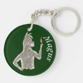 Magus (mit Namen) Schlüsselanhänger (Rückseite)