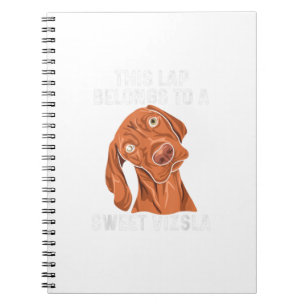 Magyar Vizsla Design für ein magyar Vizsla Lover Notizblock
