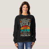 Magyar Vizsla Riech ungarisch Vizsla Sweatshirt (Vorne ganz)