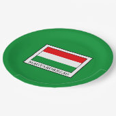 Magyarorszag Pappteller (Schrägansicht)