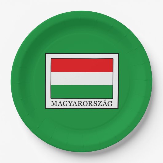 Magyarorszag Pappteller (Vorderseite)