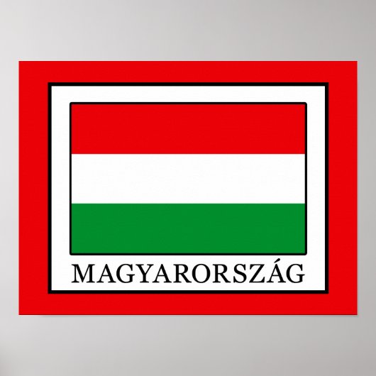 Magyarország Poster (Vorne)