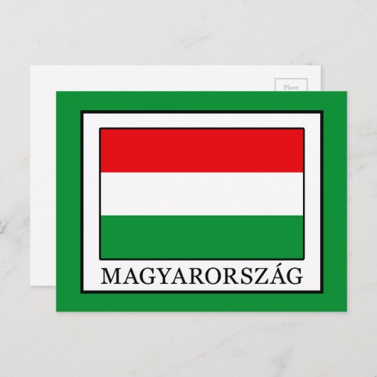 Magyarorszag Postkarte (Vorne/Hinten)