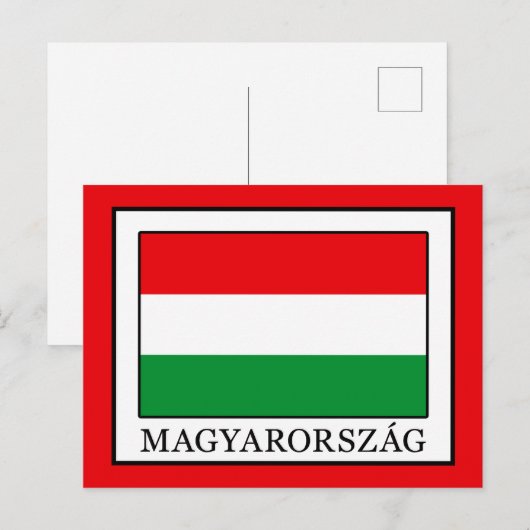 Magyarország Postkarte (Vorne/Hinten)