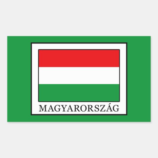 Magyarorszag Rechteckiger Aufkleber (Vorderseite)