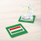 Magyarorszag Rechteckiger Pappuntersetzer (Vor Ort)