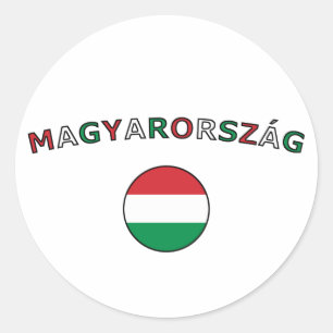 Magyarorszag Runder Aufkleber