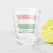 Magyarország Schnapsglas (Rückseite)