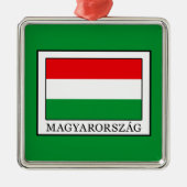 Magyarorszag Silbernes Ornament (Vorne)
