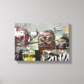 Mah Coza Graffiti Single Print Leinwanddruck (Vorderseite)