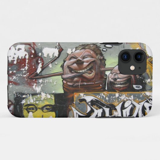 Mah coza, Graffiti, Spanien iPhone Case (Rückseite (Horizontal))