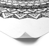 Mah Inspiriert Mandala Poster (Ecke)