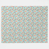 Mah jong Dragon Tile Fleece Blanket (Vorderseite (Horizontal))