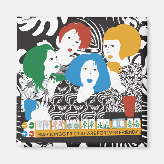 Mah Jong Friends Magnet