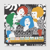 Mah Jong Friends Magnet Card (Vorderseite)