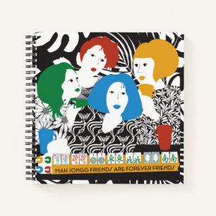 Mah Jong Friends Notebook Notizblock