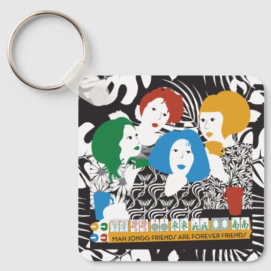 Mah Jong Friends Schlüsselanhänger (Vorderseite)
