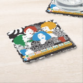 Mah Jong Friends Untersetzer (angewinkelt)