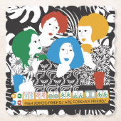 Mah Jong Friends Untersetzer (Vorderseite)