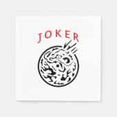 Mah Jong Joker Napkin Serviette (Vorderseite)