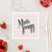 Mah Jong Napkins Serviette (Beispiel)
