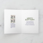 Mah Jong One Bams Birthday Card Dankeskarte (Innenseite)