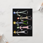 Mah Jongg 100 Years Flat Greeting Card Karte (Vorderseite/Rückseite Beispiel)