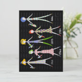 Mah Jongg 100 Years Flat Greeting Card Karte (Stehend Vorderseite)