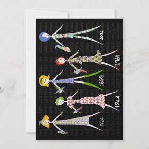 Mah Jongg 100 Years Flat Greeting Card Karte