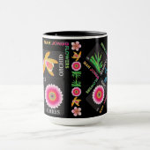 Mah Jongg 4 Blume Tasse (Zentrum)