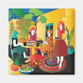 Mah Jongg Adobe Magnet (Vorne)