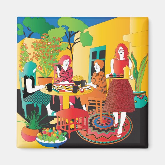 Mah Jongg Adobe Magnet (Vorne)