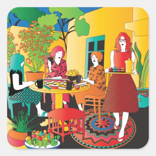 Mah Jongg Adobe Stickers (Vorderseite)