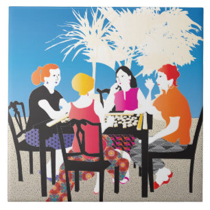 Mah Jongg Alfresco2 Fliese