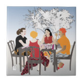 Mah Jongg Alfresco Tile Fliese (Vorderseite)