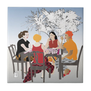 Mah Jongg Alfresco Tile Fliese