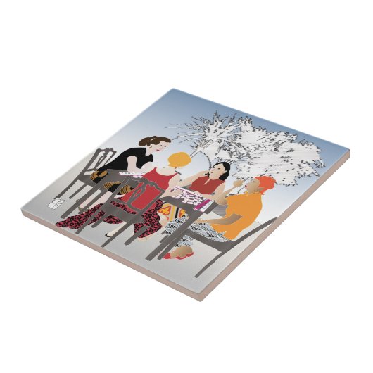 Mah Jongg Alfresco Tile Fliese (Seite)