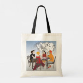 Mah Jongg Alfresco Tote Bag Tragetasche (Rückseite)