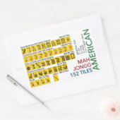 Mah Jongg American Tiles Stickers (Umschlag)