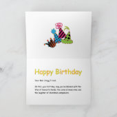 Mah Jongg Balloons Geburtstagkarte Karte (Innenseite)